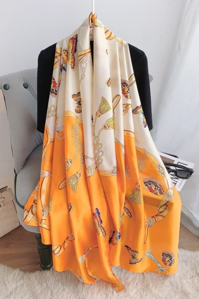 Classic Butterfly Silk Scarf