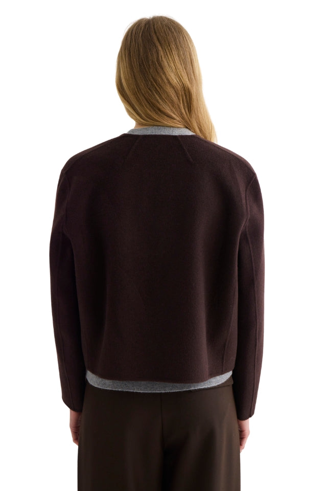 Cardi Jacket - Coffee