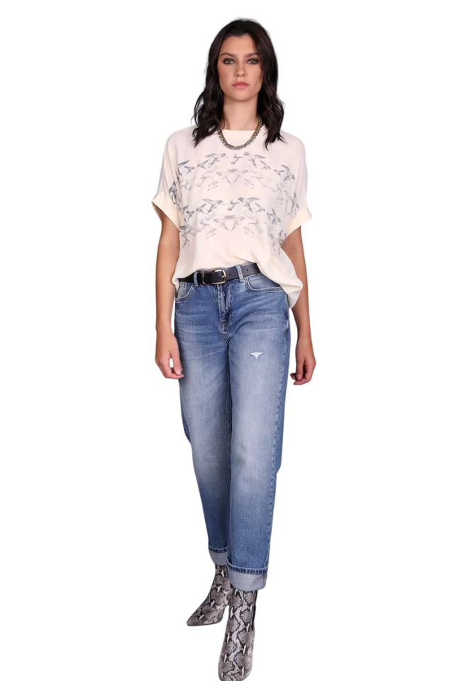 Wild Birds Oversized Tee