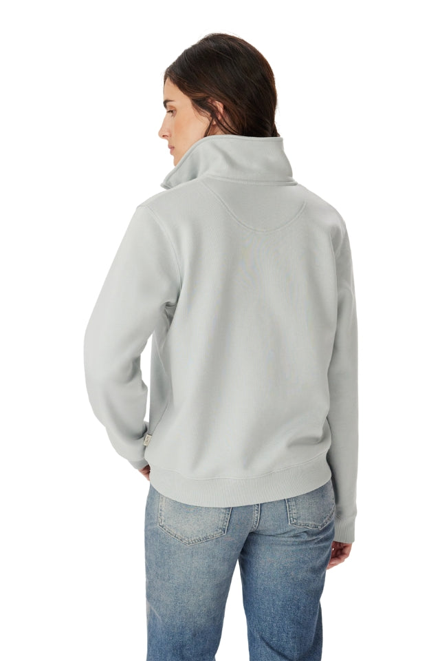 Trickett 1/4 Zip Sweatshirt - Salt