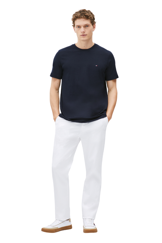 Essential Regular Fit Solid Tee - Desert Sky