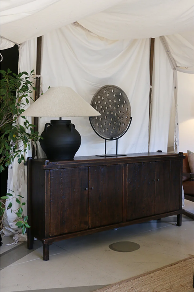 Litchfield Oak 4 Door Sideboard