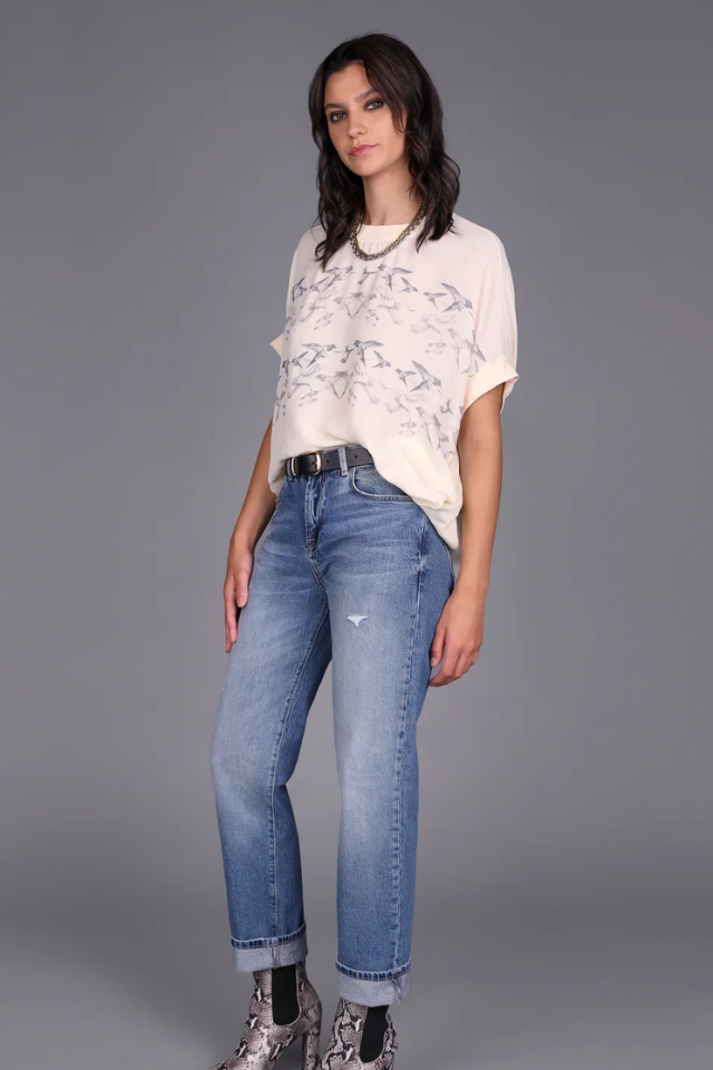 Wild Birds Oversized Tee