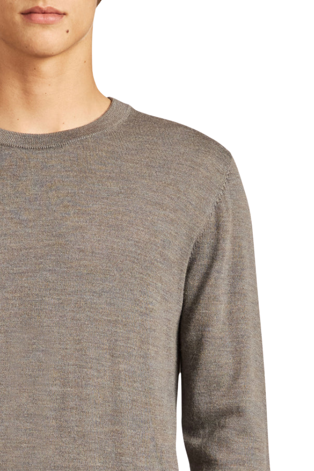 Academy Merino Crew - Aloe Green
