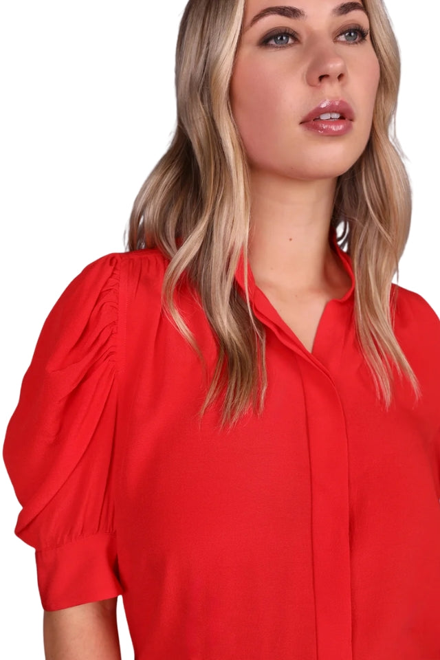 Full Sleeve Shirt - Spicy Orange