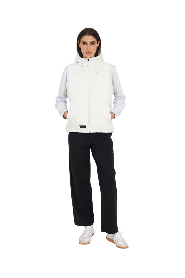 Wmns Classic Down Vest - Hrgbone Chalk