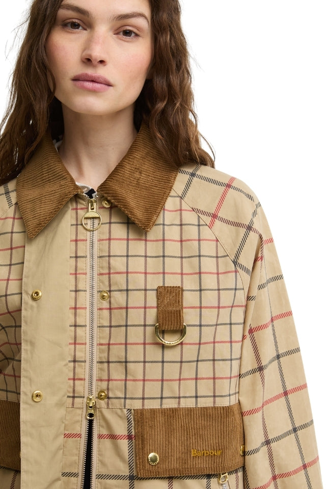 Mackworth Check Casual Jacket - Beige Tattersall