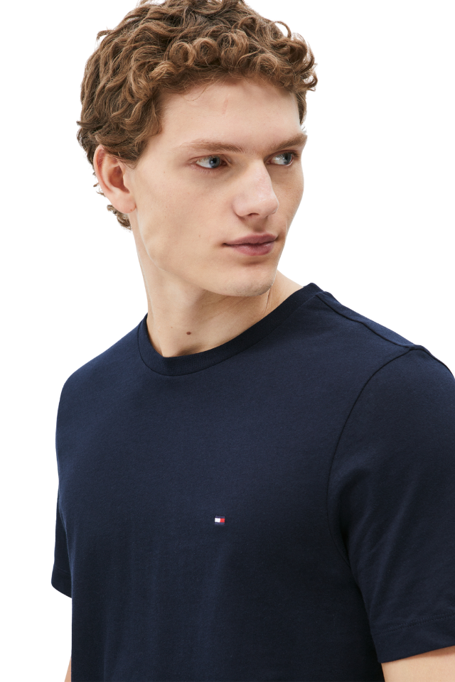 Essential Regular Fit Solid Tee - Desert Sky