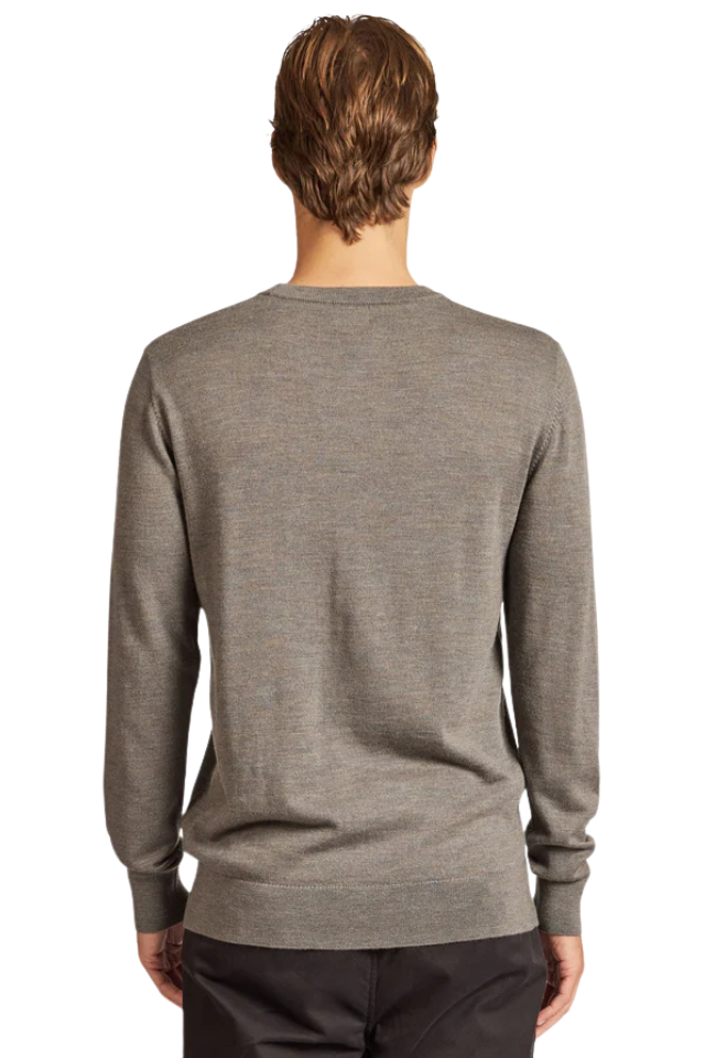 Academy Merino Crew - Aloe Green