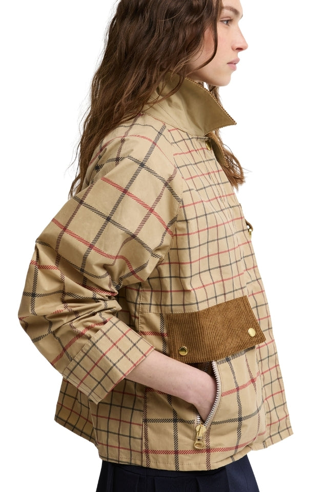 Mackworth Check Casual Jacket - Beige Tattersall
