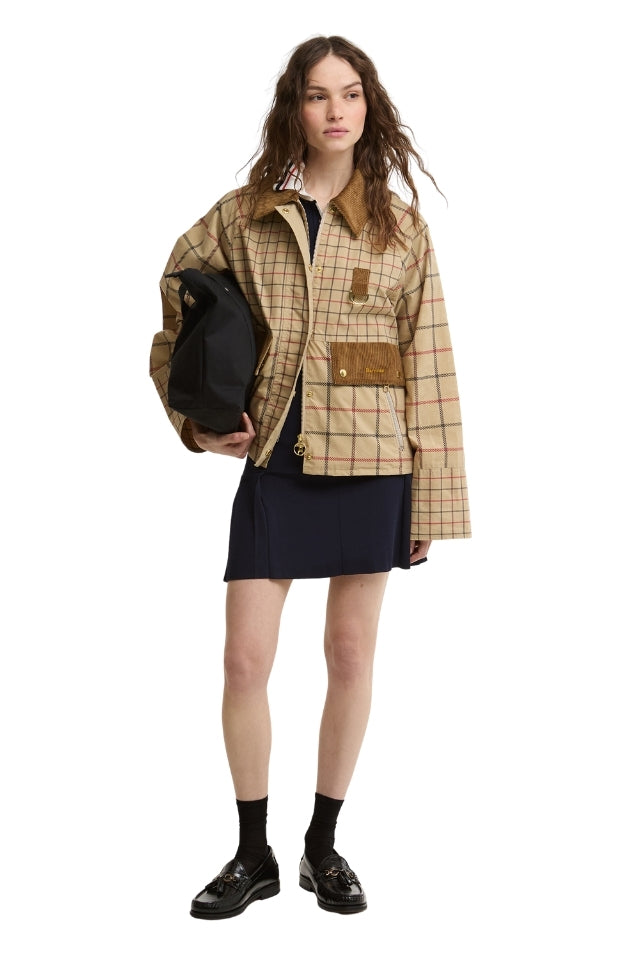 Mackworth Check Casual Jacket - Beige Tattersall