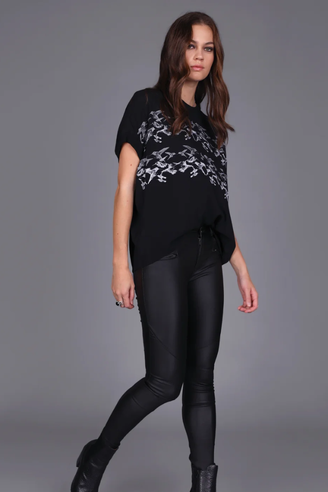Wild Birds Oversized Tee