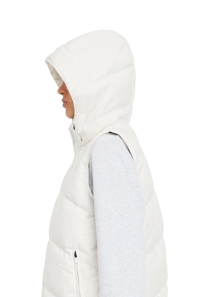 Wmns Classic Down Vest - Hrgbone Chalk