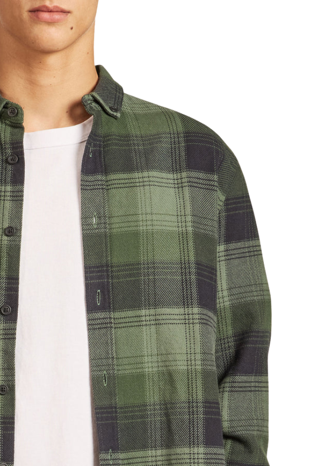 Kennedy Check Shirt - Cypress Green
