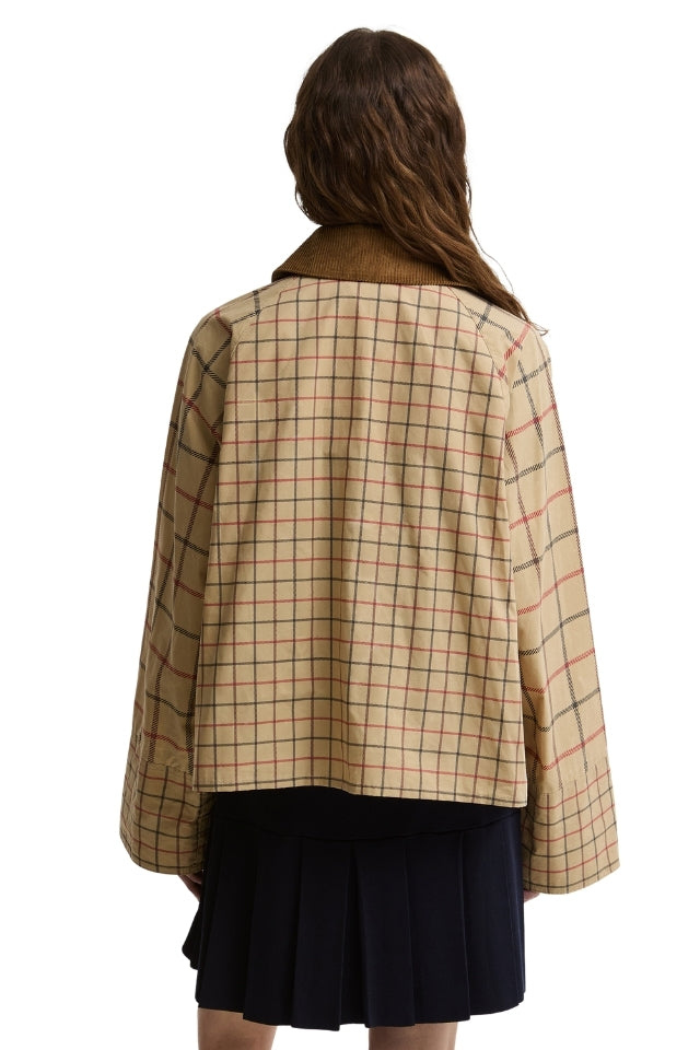 Mackworth Check Casual Jacket - Beige Tattersall