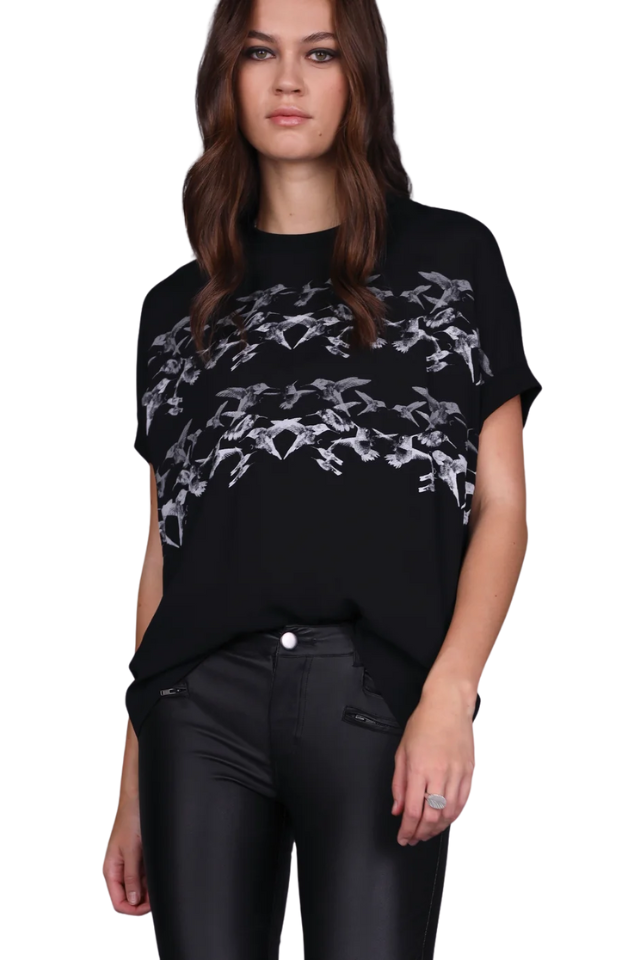 Wild Birds Oversized Tee