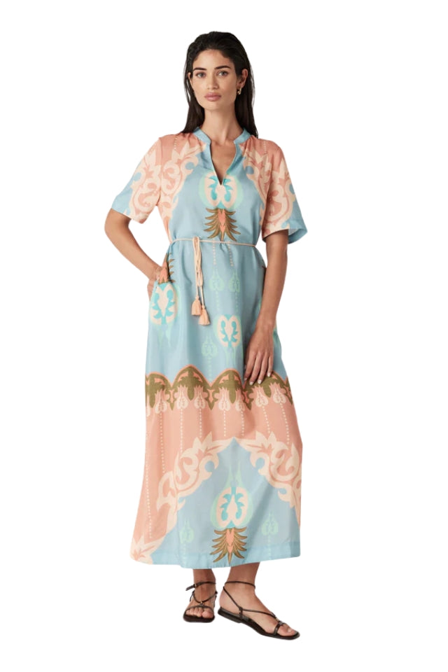 Pina Kaftan Dress - Desert Print