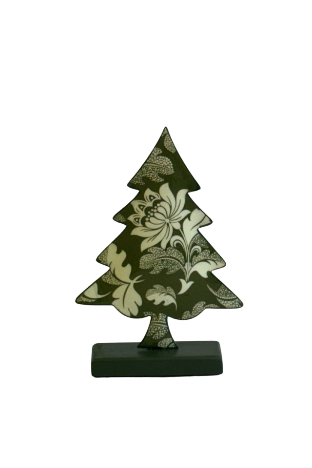 Standing Christmas Tree Short - Greens