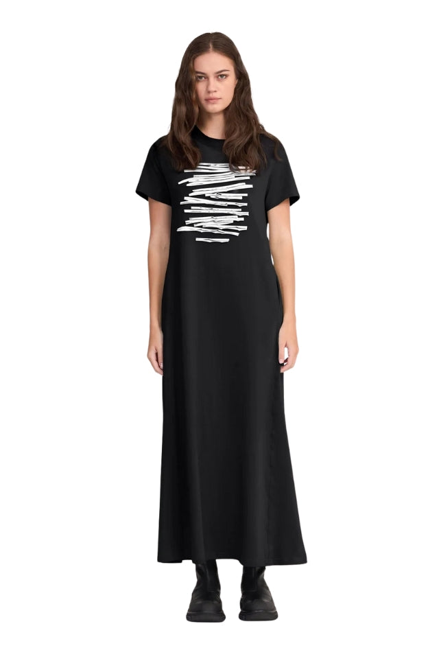 Strand Dress - Black/Ivory