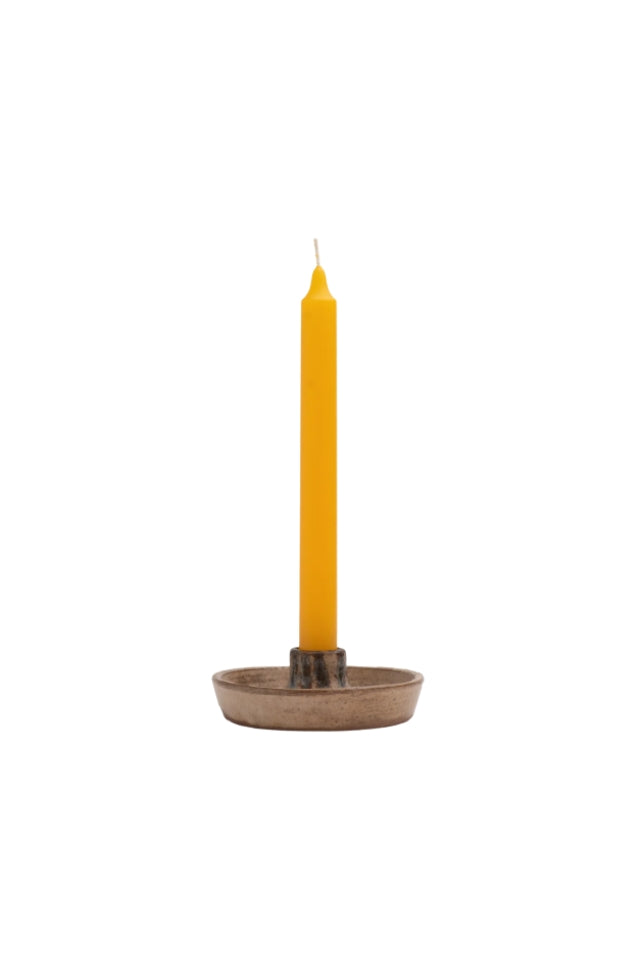 Household Taper Candle - Yellow