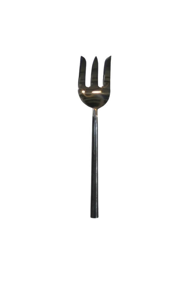 Black Handle Serving Fork