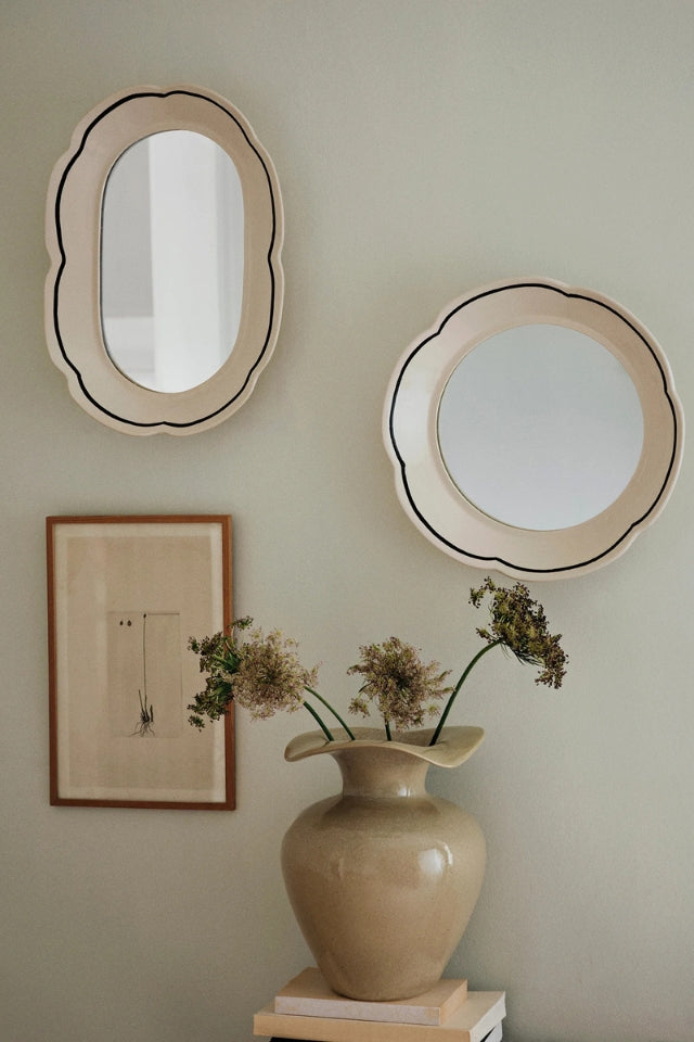 Vase Florentina - Glossy Beige