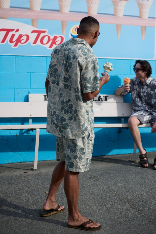 Aloha Volley Shorts - Yellow Palms