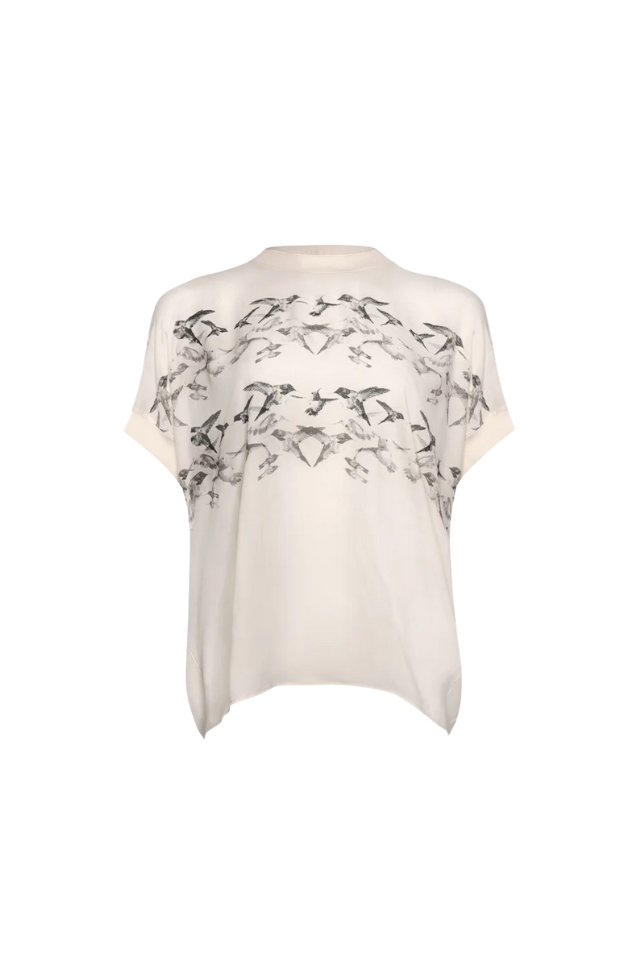 Wild Birds Oversized Tee
