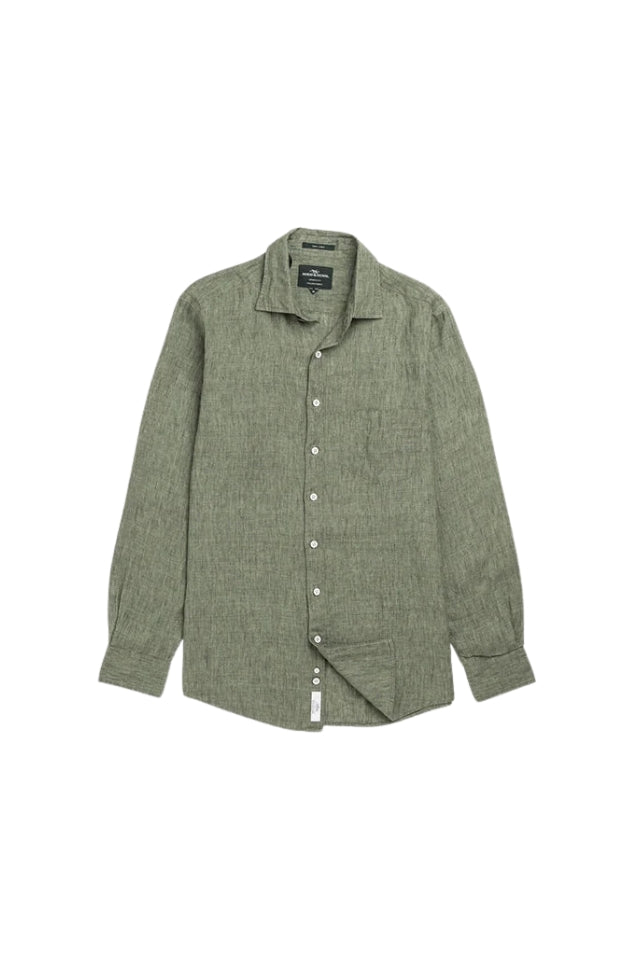Coromandel Sports Fit Shirt - Kelp