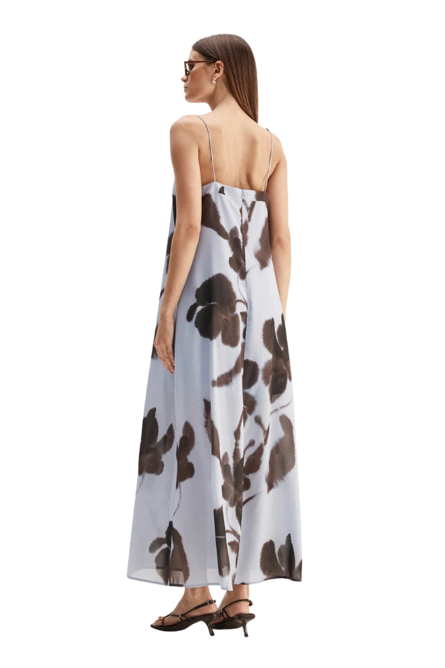 Monet Maxi Dress - Chocolate Floral Print