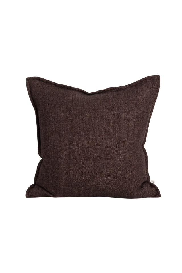 Flaxmill Cushion - Mahogany