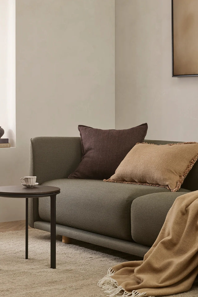 Flaxmill Cushion - Mahogany