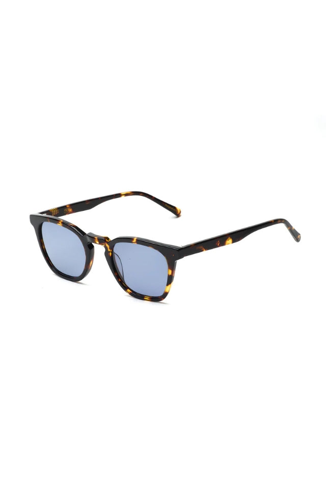 Page XL Sunglasses - Brown Tort with Blue