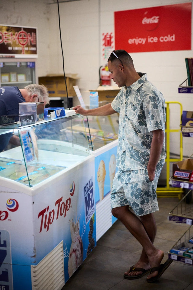 Aloha Shirt - Yellow Palms