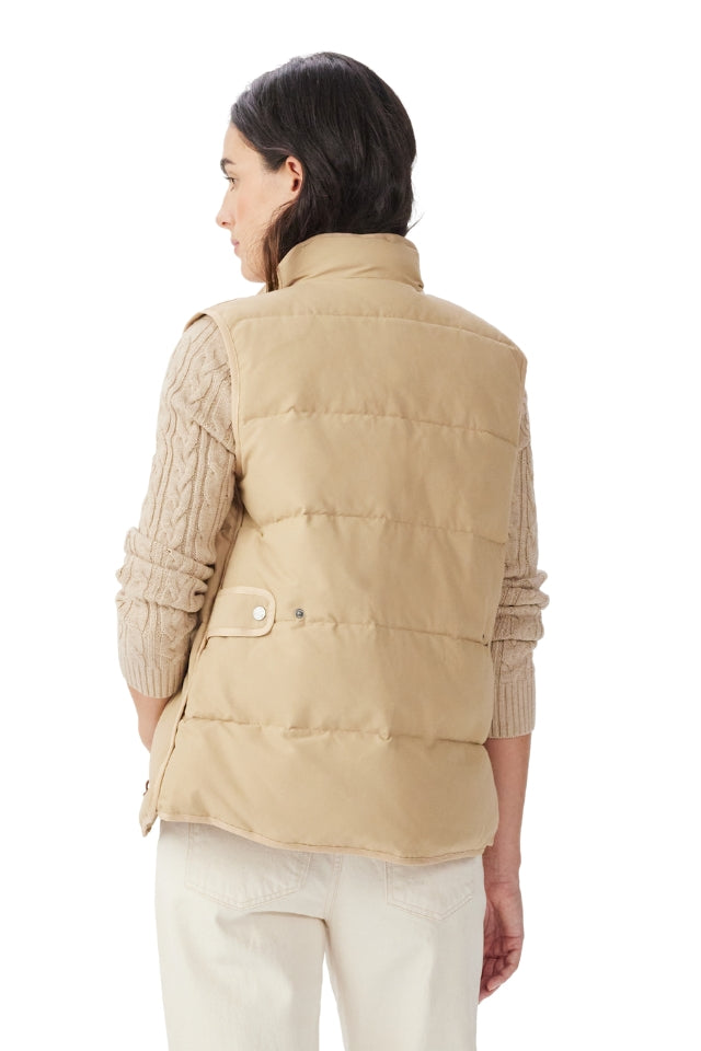 Beechwood Padded Vest - Straw