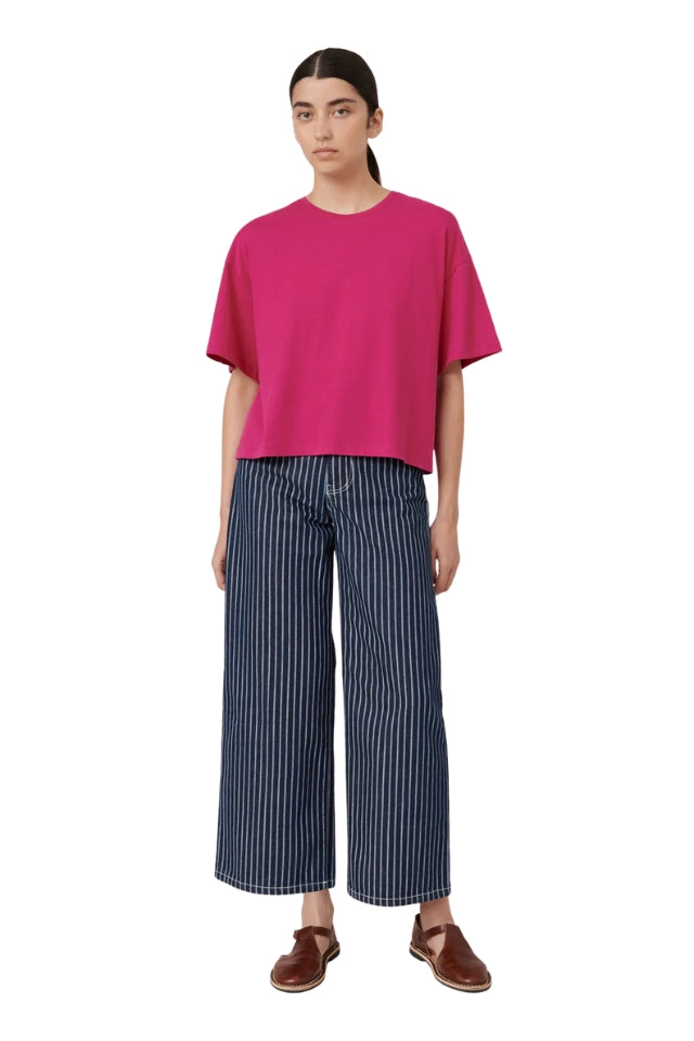 Light Boxy Tee - Magenta