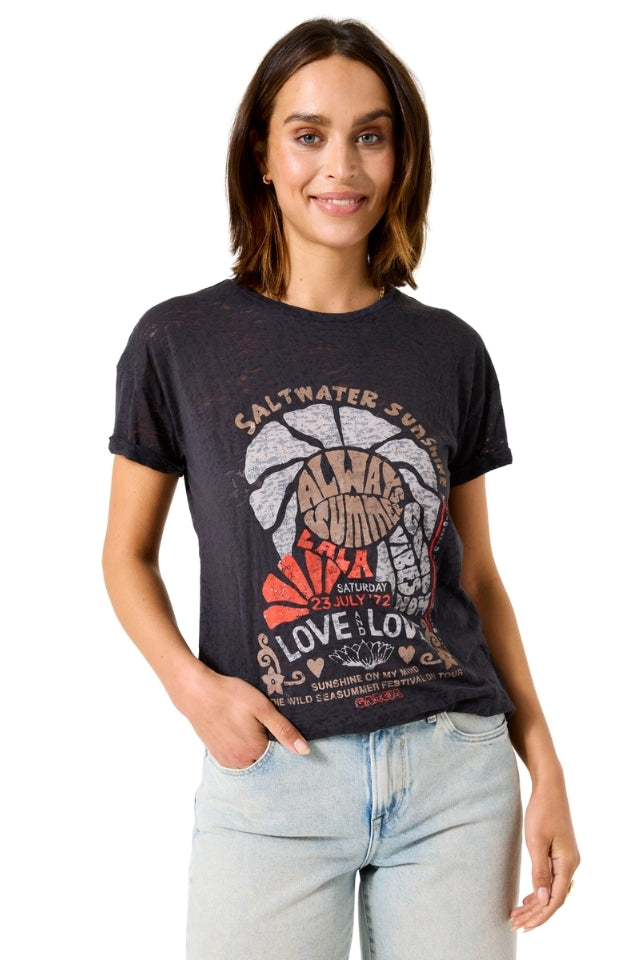 Saltwater Sunshine T - Anthracite