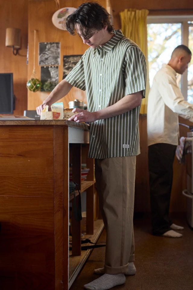 Ballast Shirt - Khaki Stripe