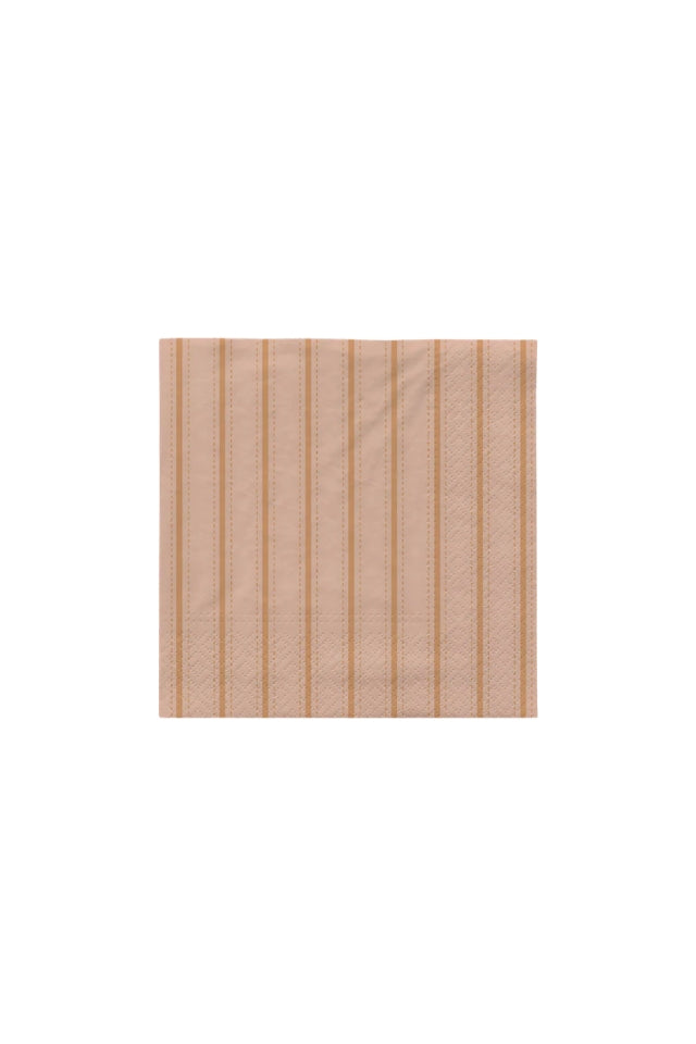 Paper Napkin Dolly - Soft Pink/Cinnamon Sand