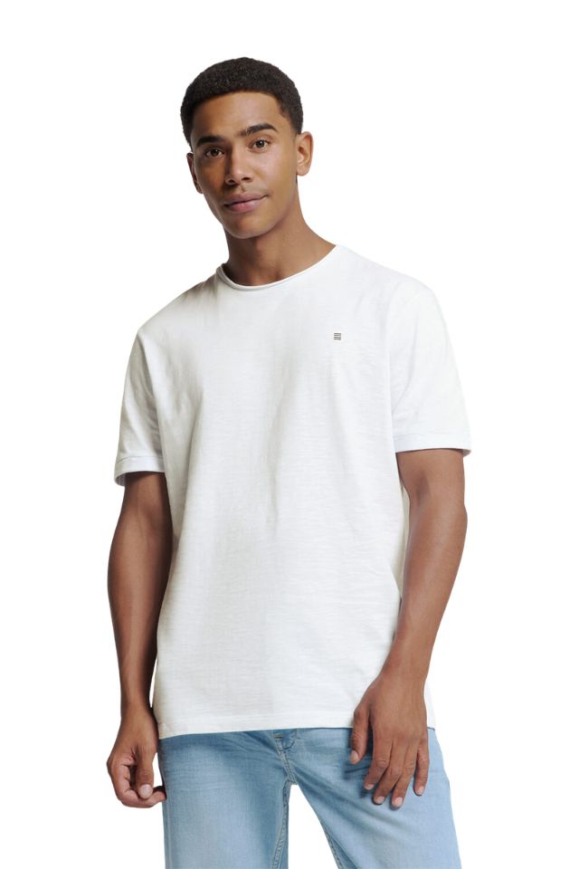 T-Shirt Crewneck Slub - White