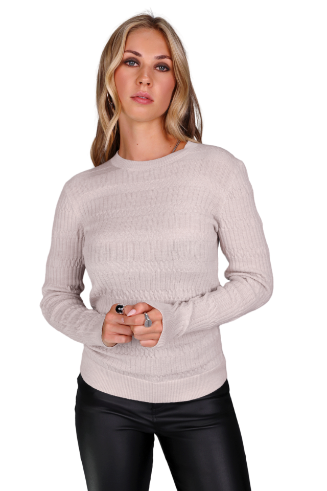 Slim Fit Jacquard Sweater