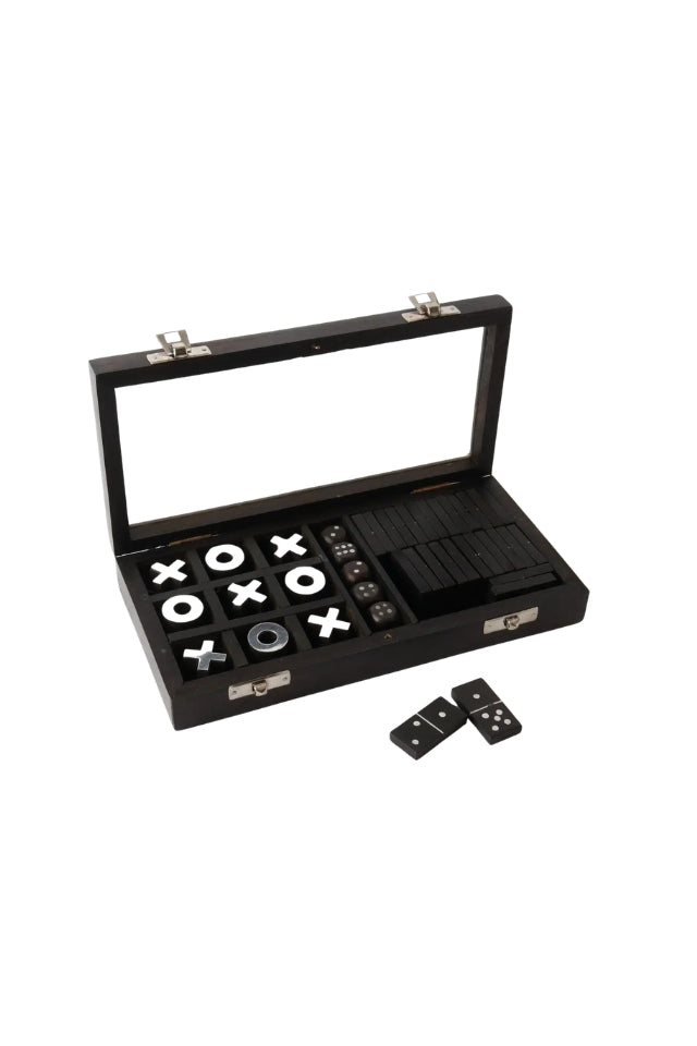 Domino,Dice, TicTacToe Set