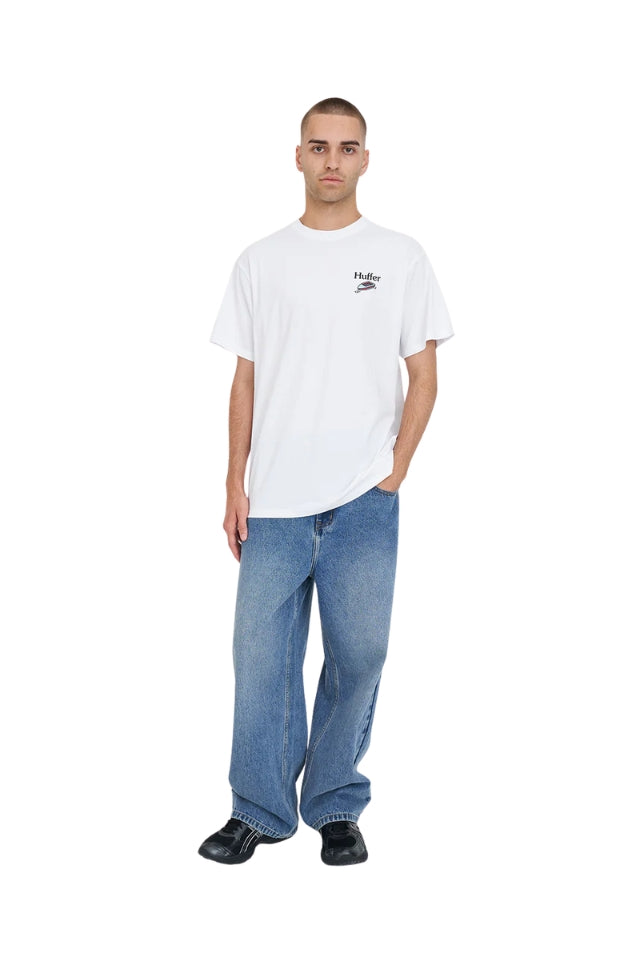 Sup Tee 190/ Caves - White