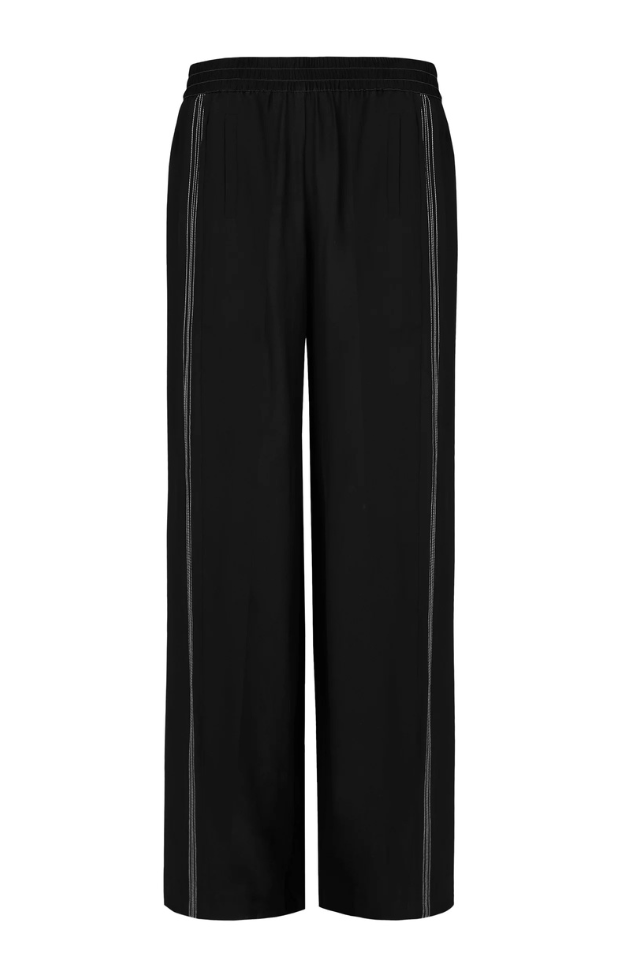 Contrast Wide Leg Pant