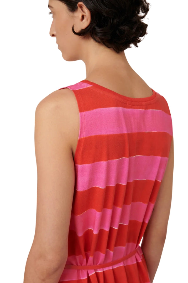 Tank Swing Dress - Painted Stripe