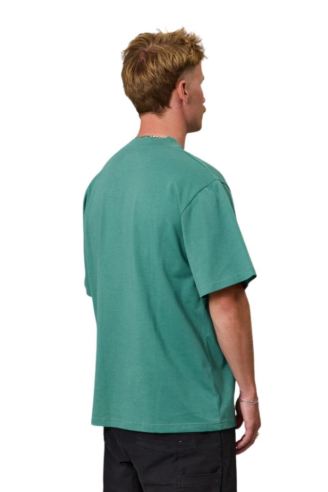 J.A.F Heavy Shore Tee - Vintage Teal