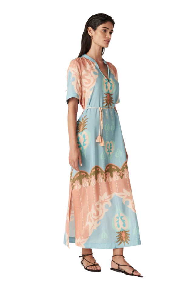 Pina Kaftan Dress - Desert Print