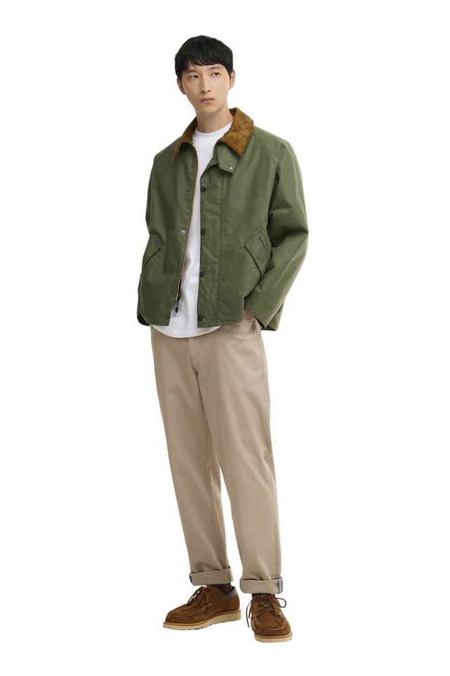 OS Transport Wax Jacket - Light Moss