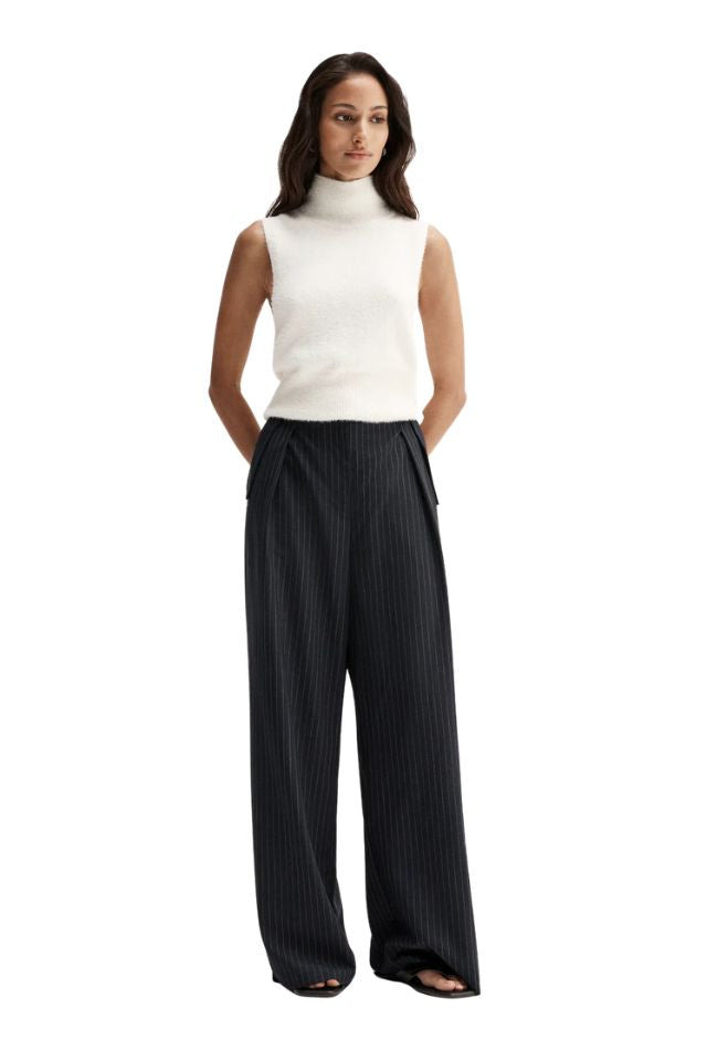 Tobias Pant - Midnight Navy Pinstripe