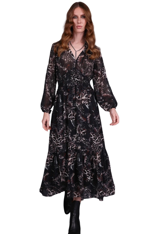 Madam Butterfly Print Dress